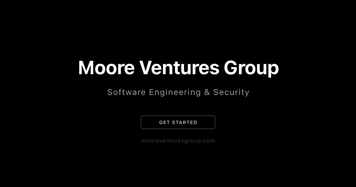 Capability Statement | Moore Ventures Group